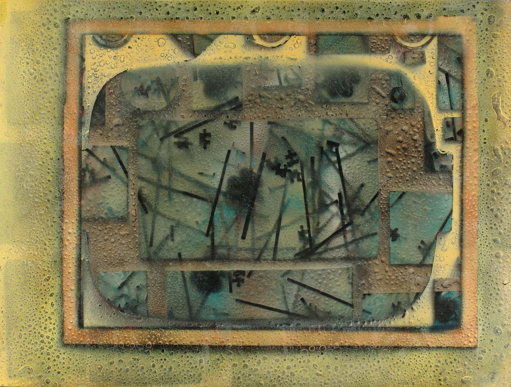 Acrylic and Lacquer on Board, 32in x 24in - 2004